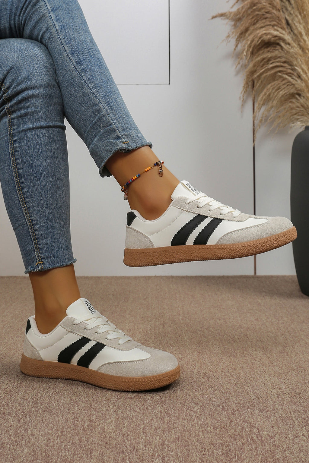 Harper Leather Lace Up Shoes