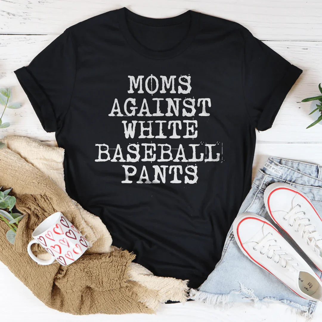 Moms Against White Baseball Pants