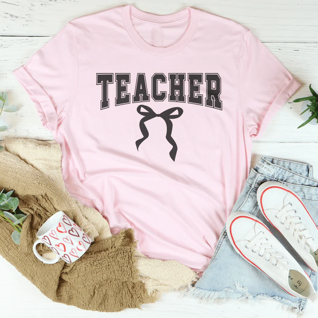 Teacher Bow Tee