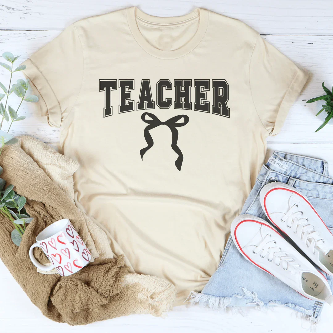 Teacher Bow Tee